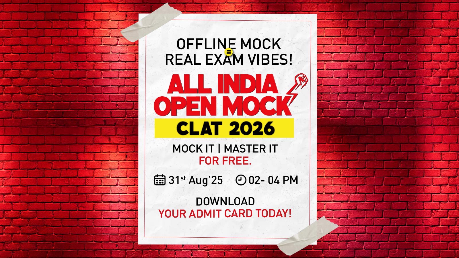All India Open Mock (AIOM) for CLAT 2026